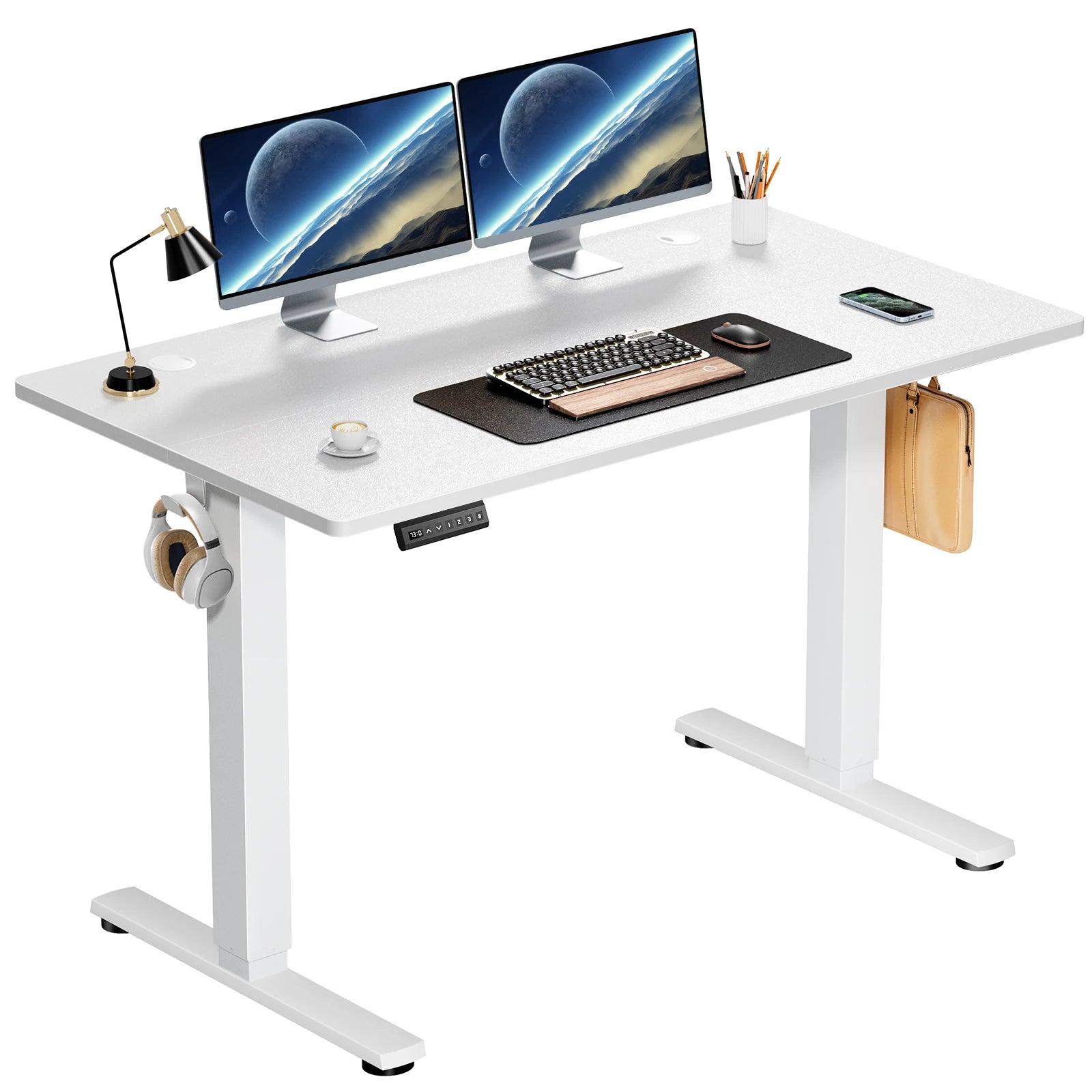 Electric Standing Desk Height Adjustable 40X24 Inch Stand up Sit Stand Computer Desk Workstation Ergonomic Work Table